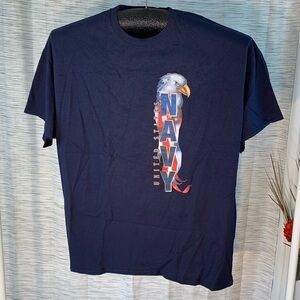 Gildan NWOT blue “U.S. Navy” short sleeve tee shirt.